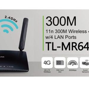 4G LTE Wi-Fi N Router TP-LINK, «TL-MR6400», 300Mbps