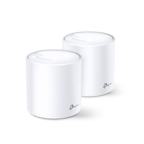 Whole-Home Mesh Dual Band Wi-Fi AX System TP-LINK, "Deco X20(2-pack)", 1800Mbps, MU-MIMO, Gbit Ports