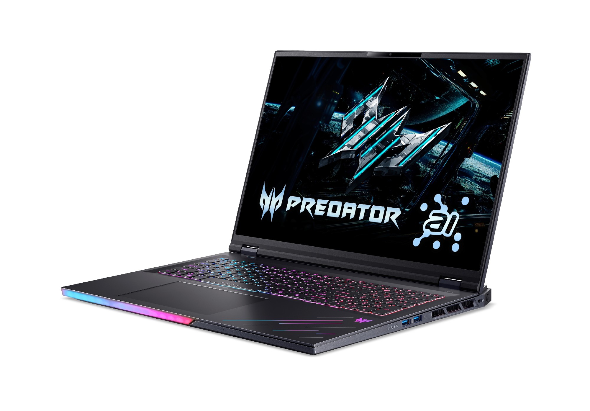 Ноутбук 18” ACER Predator Helios 18 AI PH18-73/ WQXGA/ 250Hz/ Intel Core Ultra 9 275HX AI/ 64GB/ 2TB SSD/ RTX 5080/ Abyssal Black — изображение 4