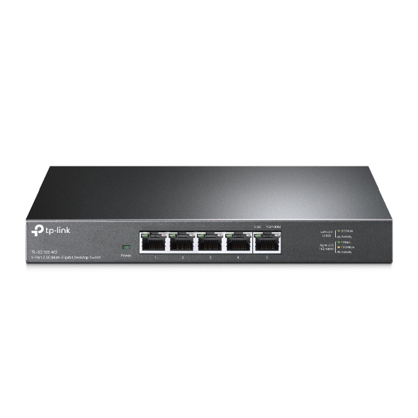 Коммутатор TP-LINK TL-SG105-M2 / 5 port / Gigabit / RJ45 / steel case