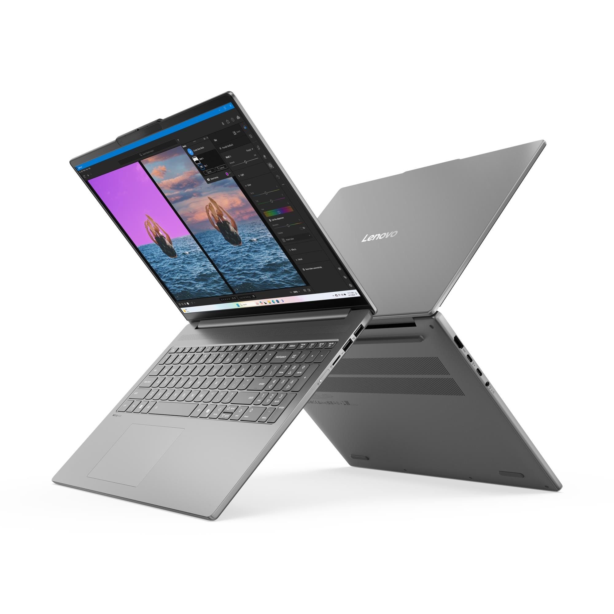 Ноутбук 16” Lenovo IdeaPad Slim 5 16AHP10/ 2.8K OLED/ AMD Ryzen 5 8645HS/ 16GB / 512GB SSD / Luna Grey — изображение 3
