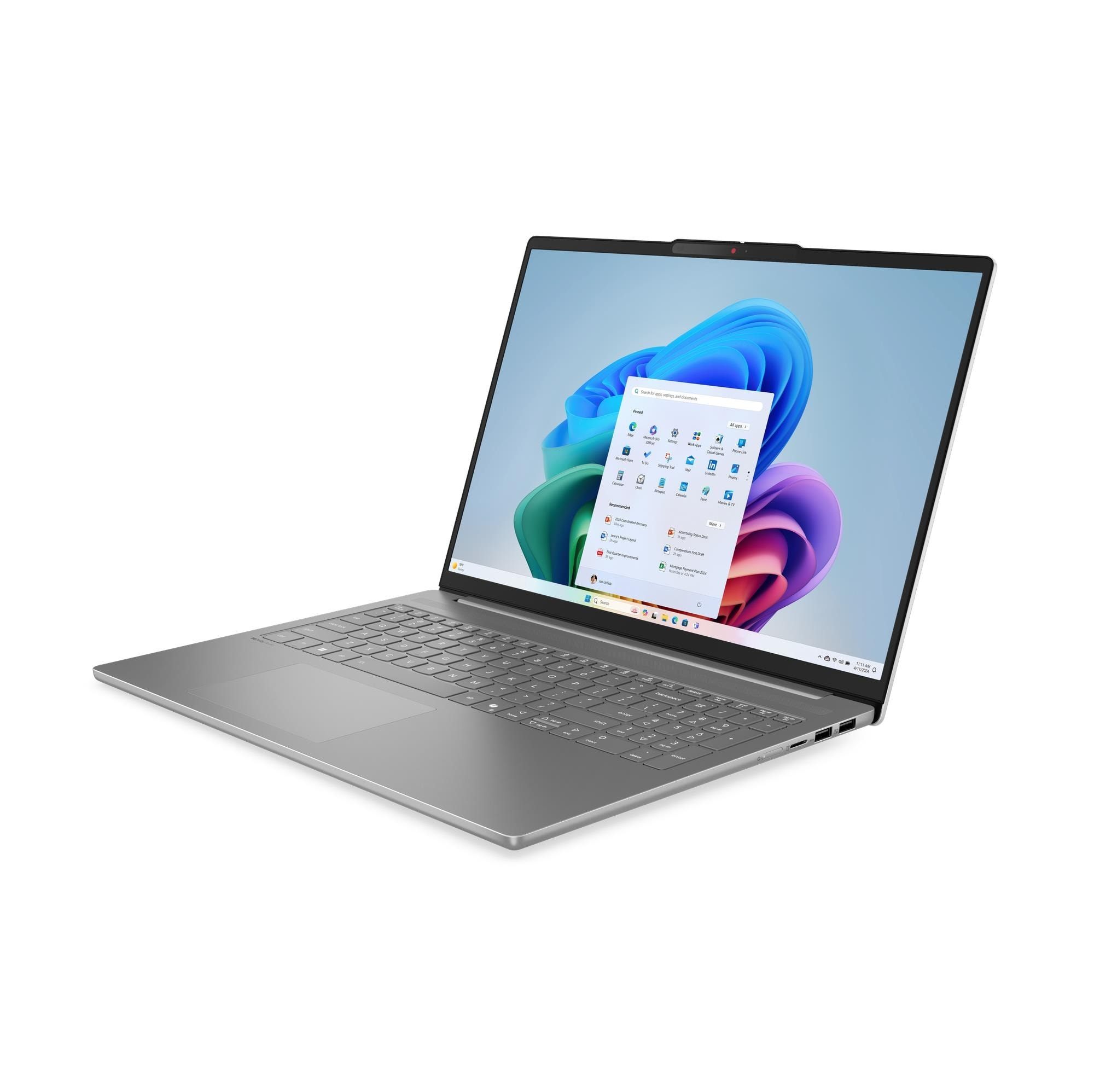 Ноутбук 16” Lenovo IdeaPad Slim 5 16AHP10/ 2.8K OLED/ AMD Ryzen 5 8645HS/ 16GB / 512GB SSD / Luna Grey — изображение 5