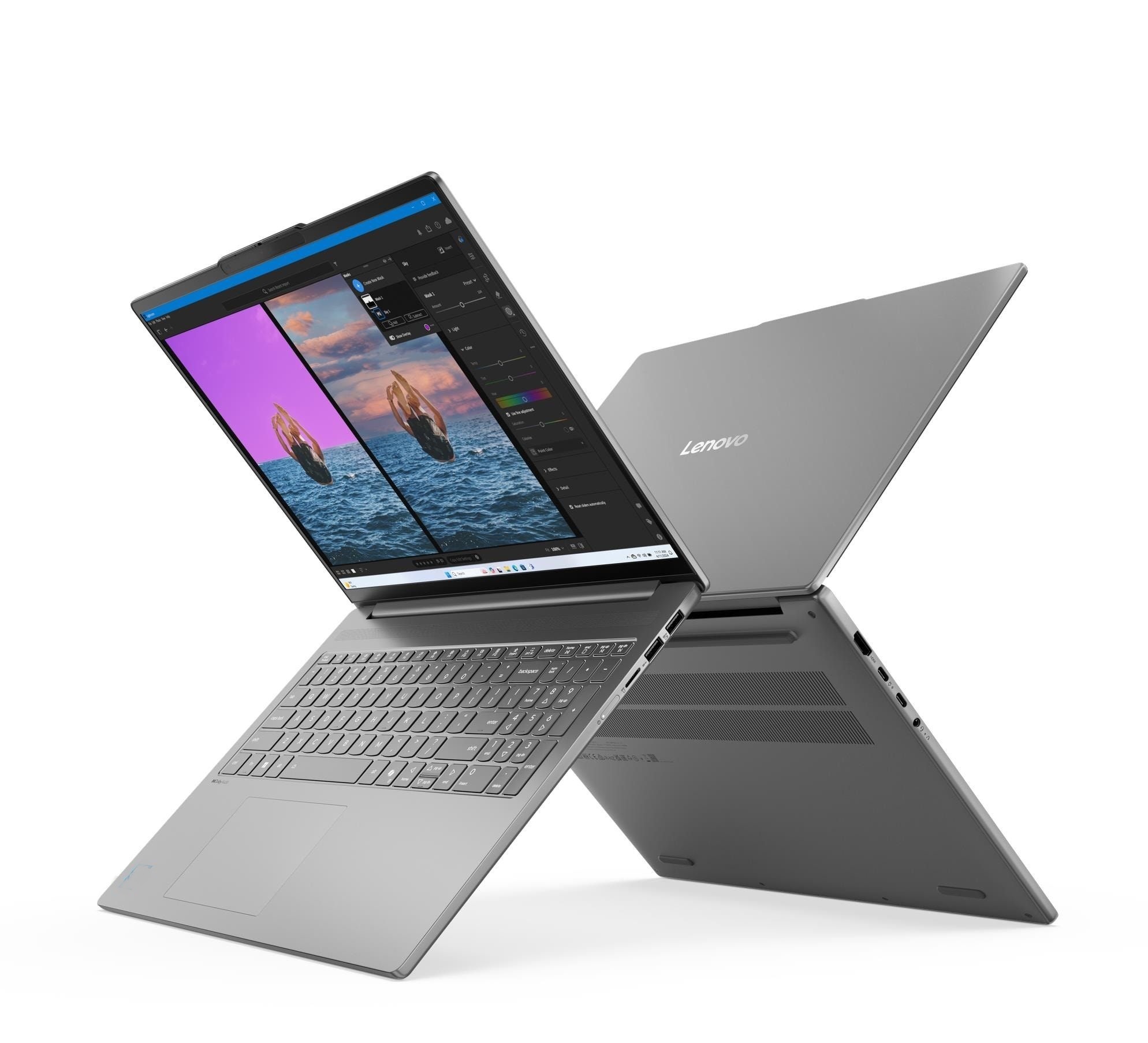 Ноутбук 16” Lenovo IdeaPad Slim 5 16AKP10/ 2.8K OLED/ AMD Ryzen AI 5 340/ 16GB / 1TB SSD / Luna Grey — изображение 7