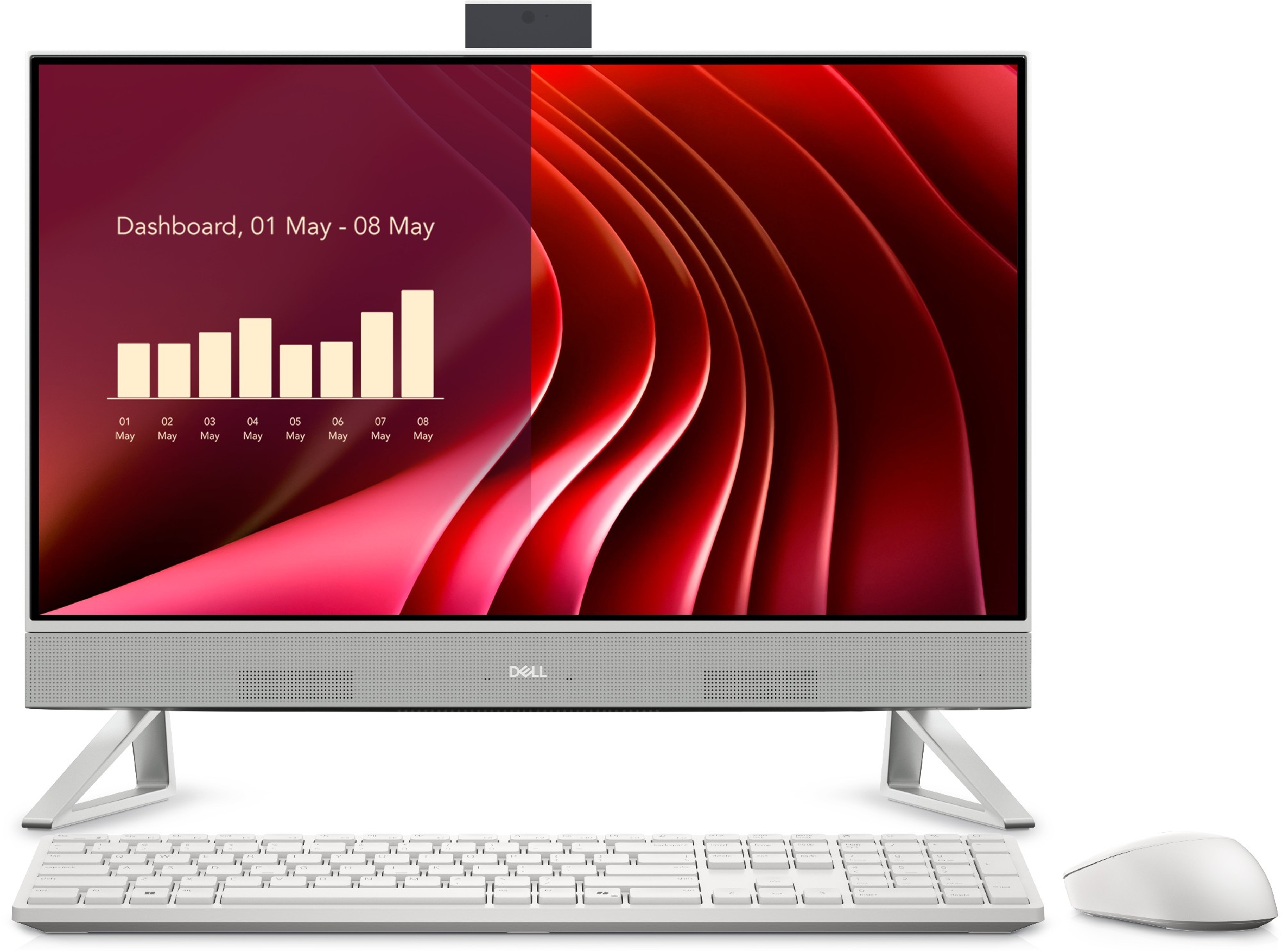 Моноблок 23,8” DELL EC24250/ Intel Core 7-150U/ 16GB / 1TB SSD/ Win11Pro / Pearl White