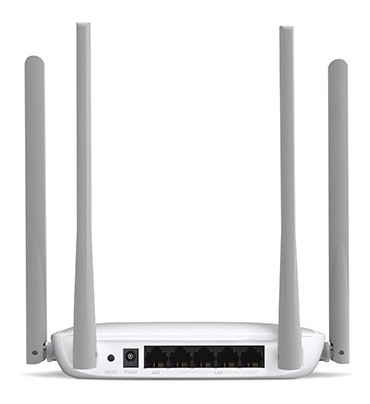 Wi-Fi роутер MERCUSYS MW325R / N300 / Wi-Fi4 / 1WAN+3LAN / 4 external antennas — изображение 3