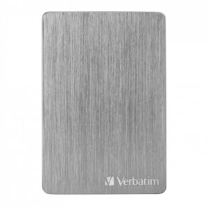 2.5” External HDD 2.0TB (USB3.2)  Verbatim Store 'n' Go ALU Slim, Space Grey, Aluminium, Sleek, Slim, Nero Backup Software, Green Button Energy Saving Software