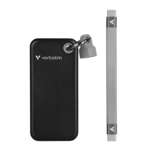 M.2 Внешний SSD Verbatim Pocket / 2TB / USB 3.2 Gen 2 / Black/Grey