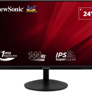 23.8” Монитор VIEWSONIC VA24E2-H / 144Hz/ 1ms / Black