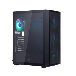 Компьютер  PC1128MP — Gaming A-RGB#3.5/ AMD Ryzen 5 8400F/ 16GB / 512GB SSD / Radeon RX 5060/ Black