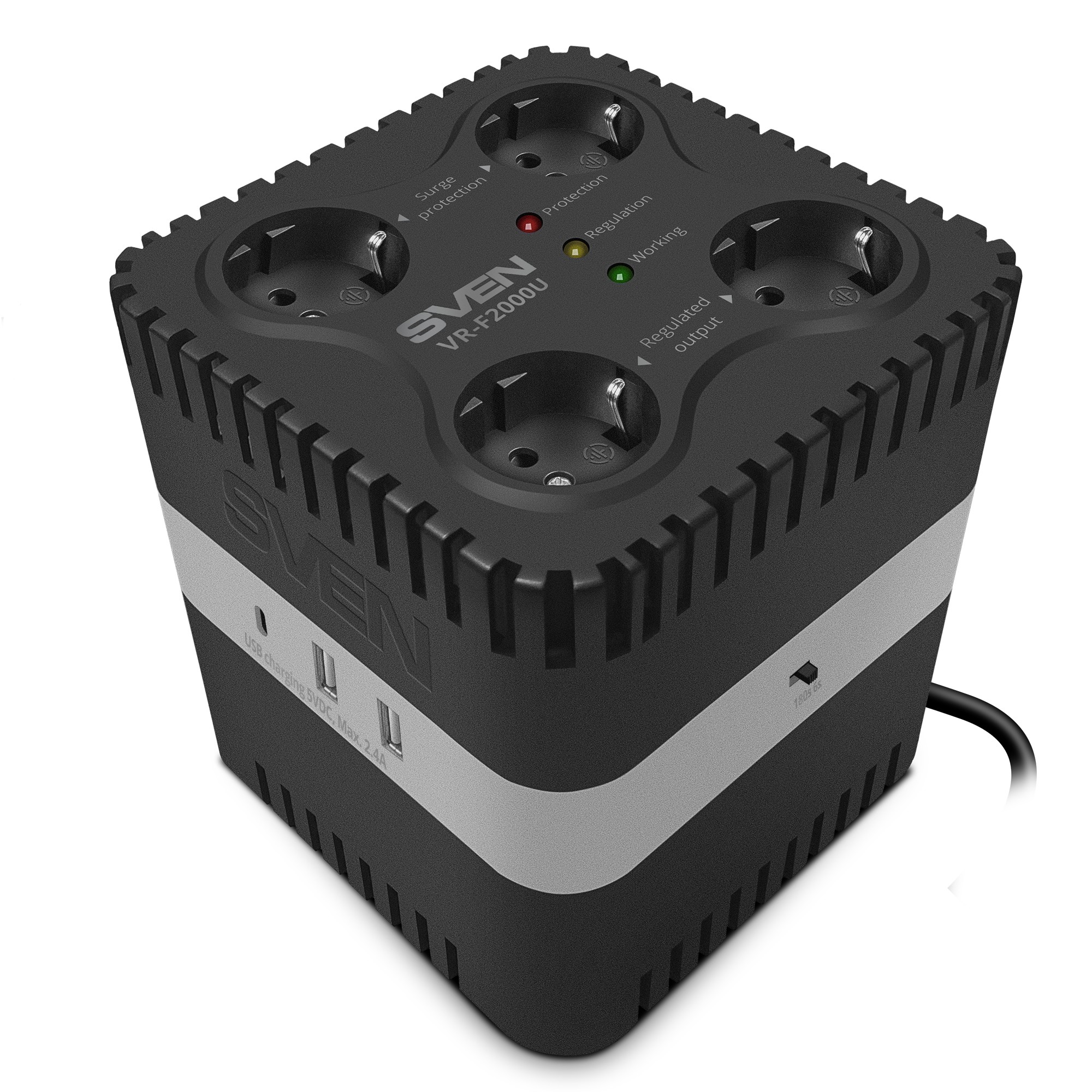 Стабилизатор напряжения SVEN VR-F2000U/ 530W