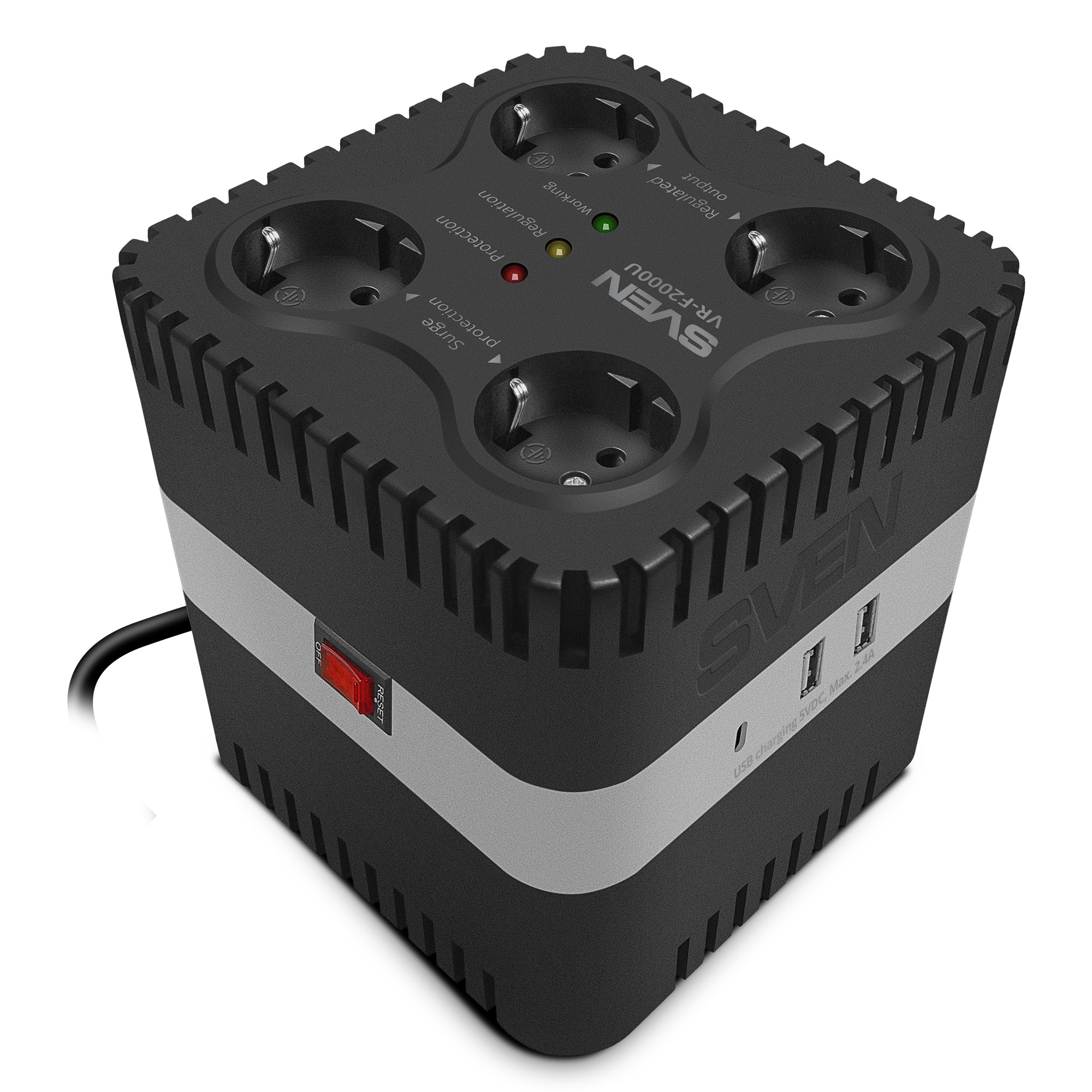 Стабилизатор напряжения SVEN VR-F2000U/ 530W — изображение 4