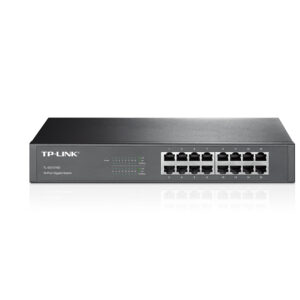 Коммутатор TP-LINK TL-SG1016D / 16 port / Gigabit / RJ45 / 13-inch rack-mountable steel case