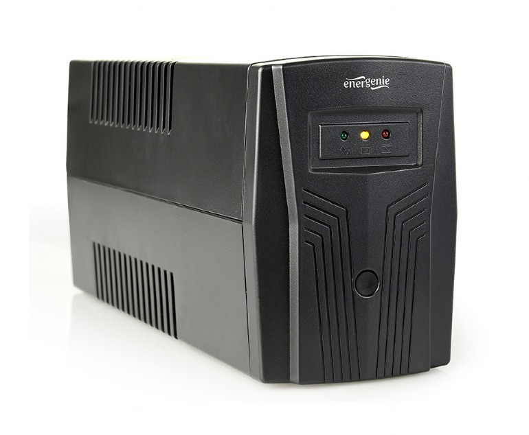 ИБП EnerGenie EG-UPS-B650 / 650VA / 390W / 2 x Schuko sockets / Black — изображение 3