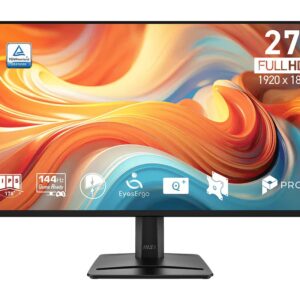 27.0” Монитор MSI PRO MP275 E14L/ 1ms/ 144Hz/ Black