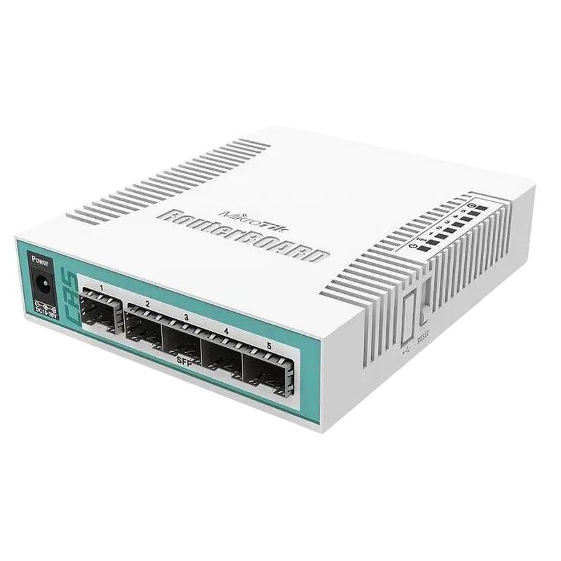 Коммутатор маршрутизатора MikroTik CRS106-1C-5S, Белый