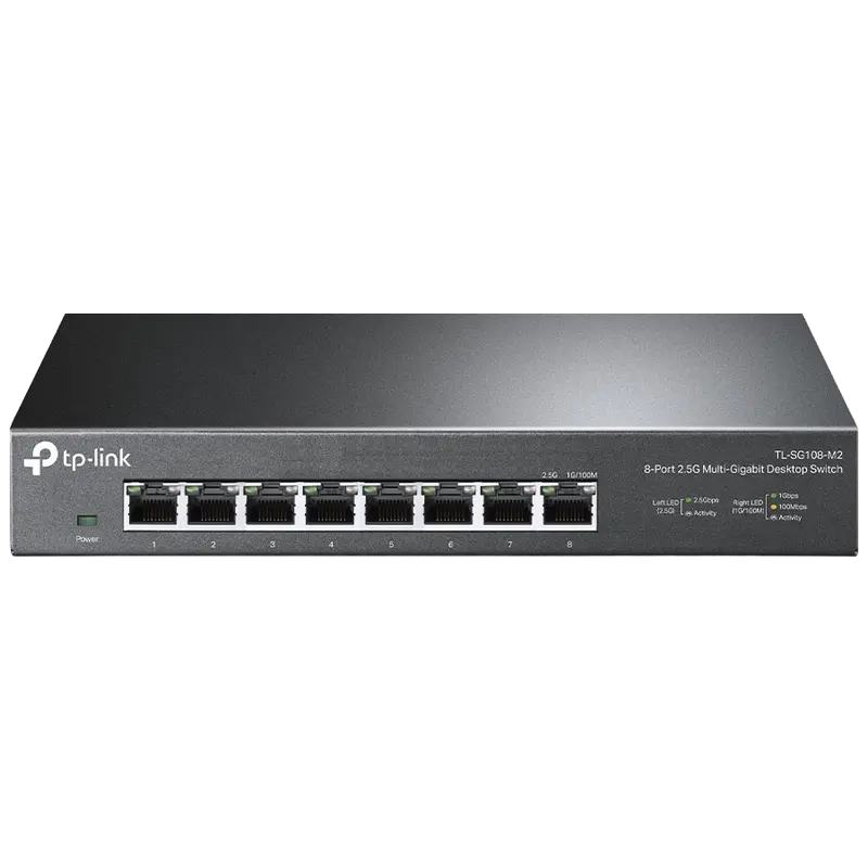 Сетевой коммутатор TP-LINK TL-SG108-M2, 8x 100/1000/2500 Мбит/с