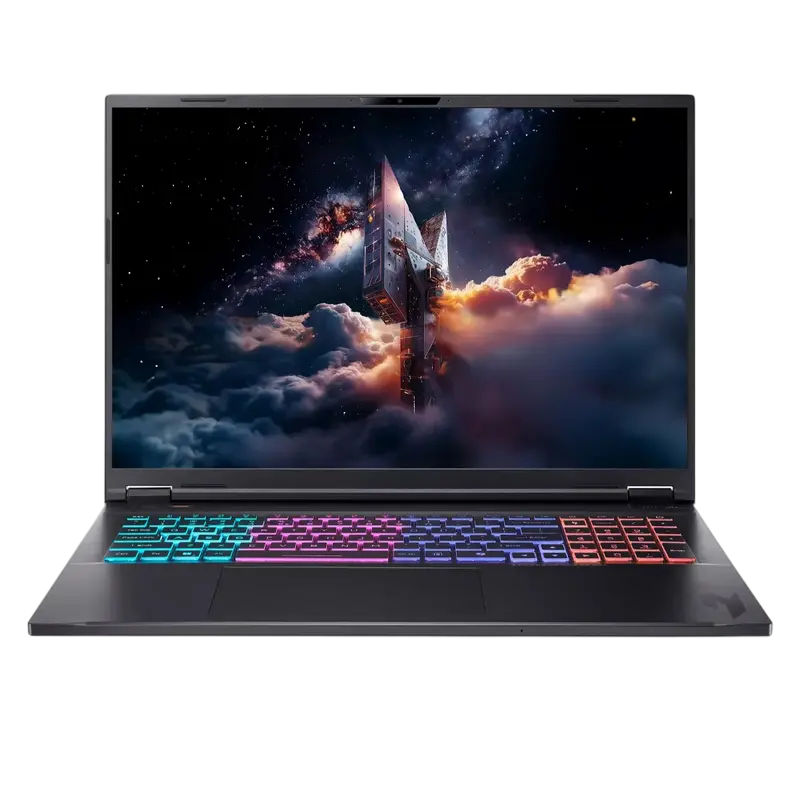 Игровой ноутбук 18" Acer Nitro 18 AI AN18-61, Obsidian Black, AMD Ryzen AI 9 365, 32Гб/1024Гб, Linux eShell