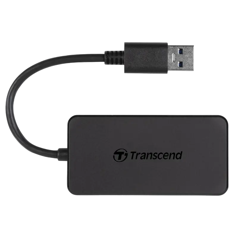 USB-концентратор Transcend HUB2, Чёрный