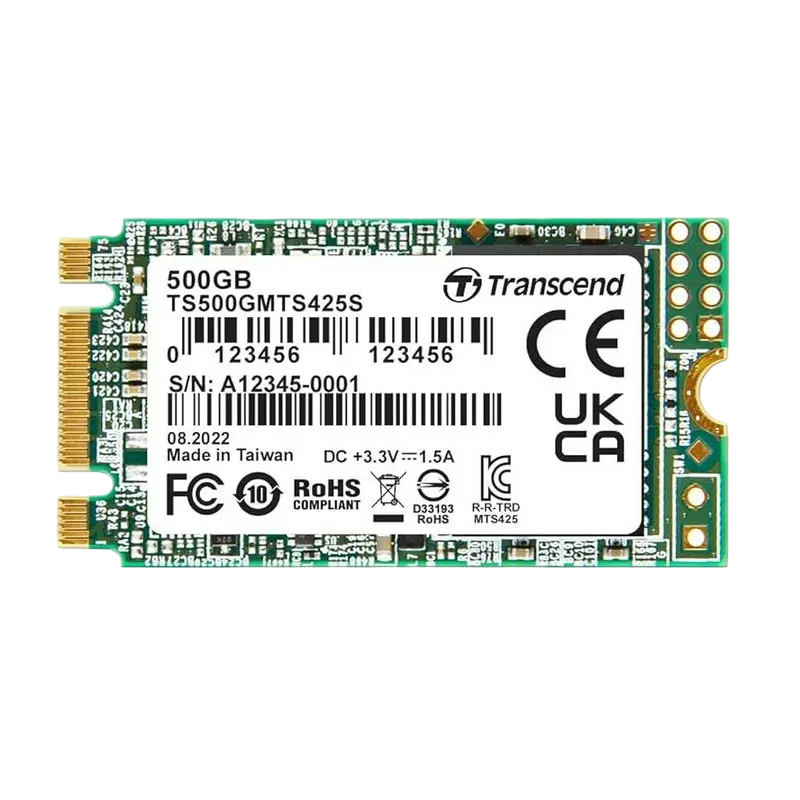 Накопитель SSD Transcend 425S, 500Гб, TS500GMTS425S