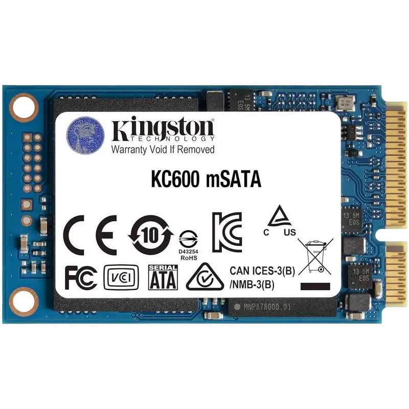 Накопитель SSD Kingston KC600, 512Гб, SKC600MS/512G