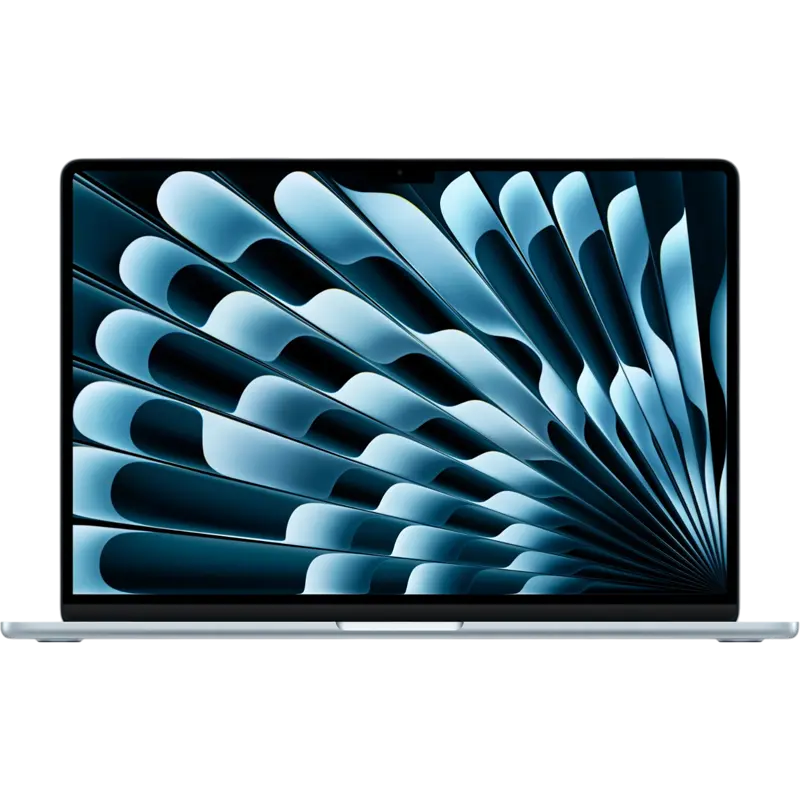 Ноутбук 15,3" Apple MacBook Air 15, Sky Blue, M5 with 10-core CPU and 10-core GPU, 16Гб/1024Гб, macOS Tahoe
