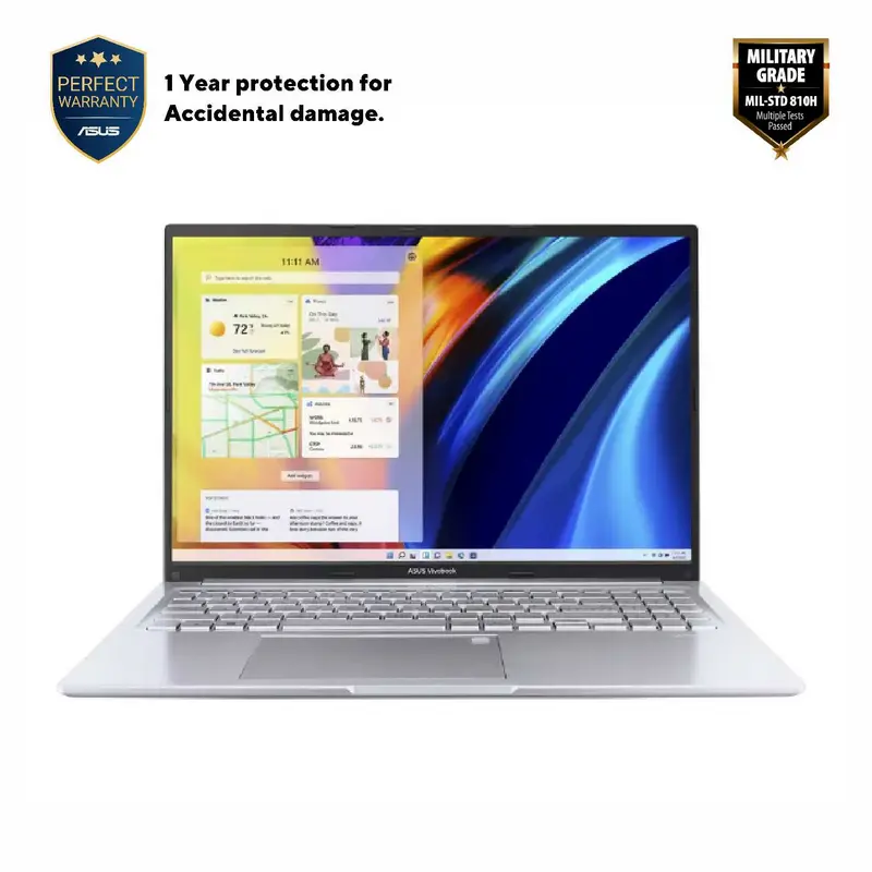 Ноутбук 16" ASUS Vivobook 16 X1605VA, Cool Silver, Intel Core i5-13420H, 16Гб/512Гб, Без ОС
