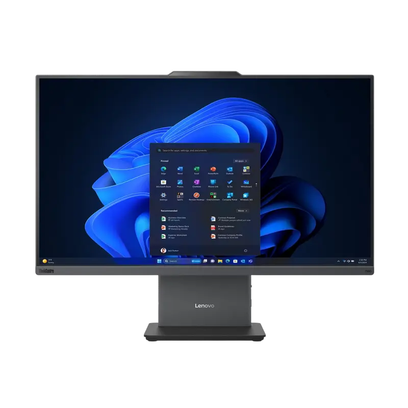 Моноблок Lenovo ThinkCentre neo 55a gen 6, 23,8", AMD Ryzen 5 220, 16Гб/512Гб, Без ОС, Luna Grey