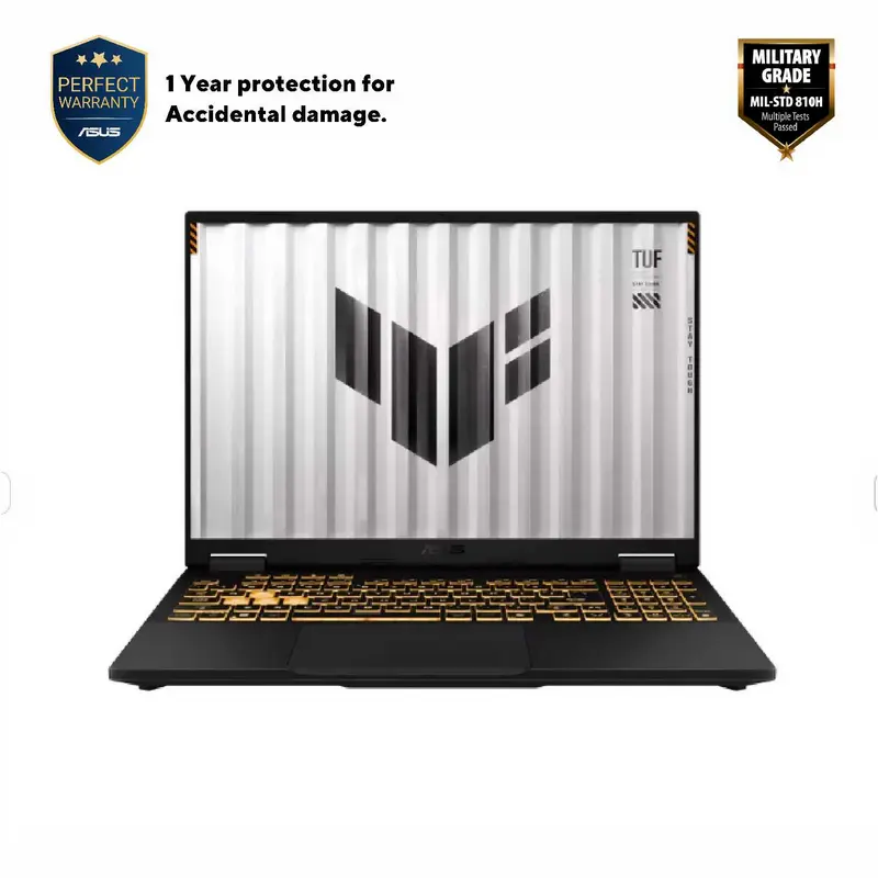 Игровой ноутбук 16" ASUS TUF Gaming F16 FX608JHR, Jaeger Gray, Intel Core i7-14650HX, 16Гб/1024Гб, Без ОС