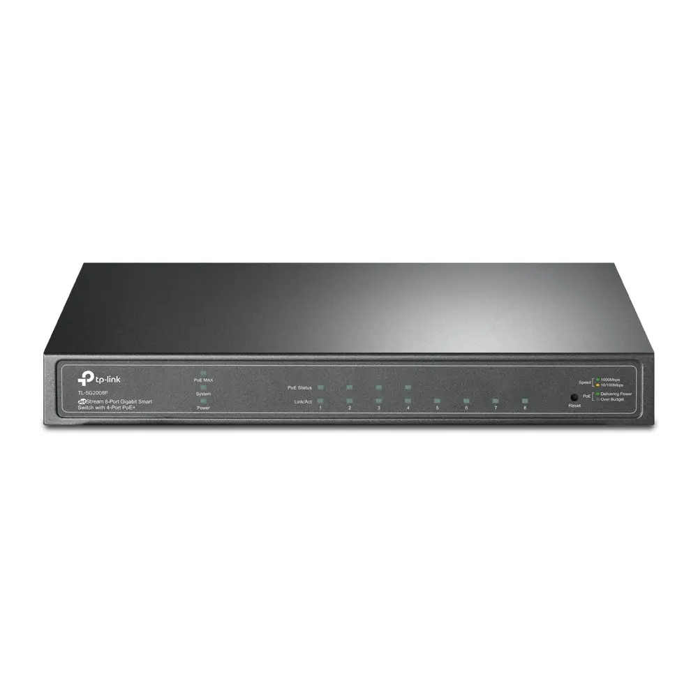 PoE коммутатор TP-LINK TL-SG2008P, 4x IEEE 802.3af/at