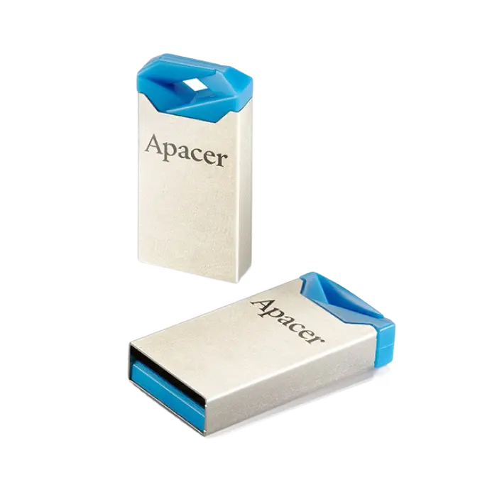 USB Flash накопитель Apacer AH111, 32Гб, Серебристый/Синий