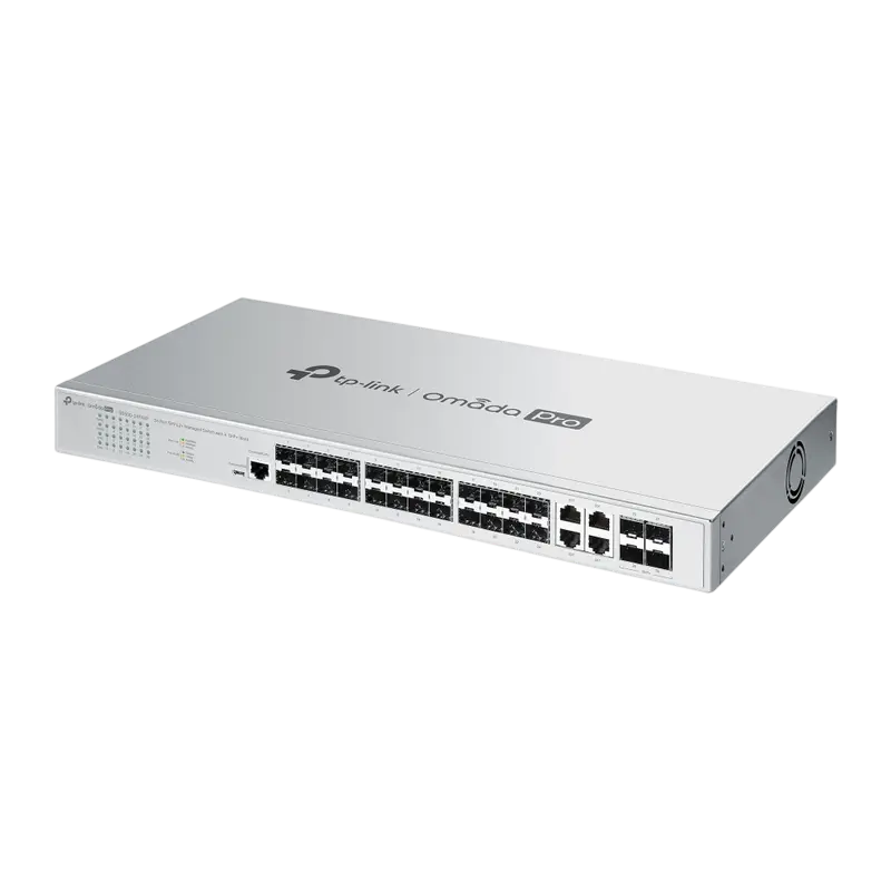 24-port 10/100/1000Mbps Switch TP-LINK Omada Pro"S5500-24F4XF",4x10G SFP+, 4xSFP/RJ45 Combo, Dual PS