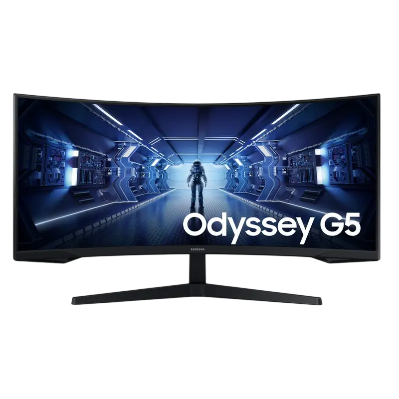 34" Игровой монитор Samsung C34G55TW, VA 3440x1440 WQHD, Чёрный
