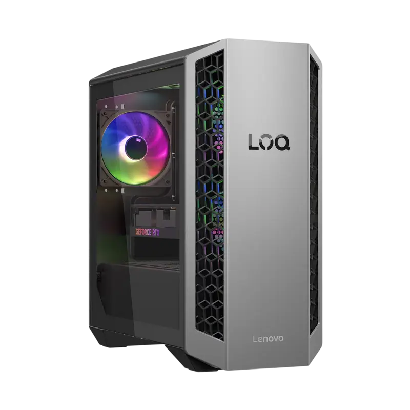 Настольный ПК Lenovo LOQ Tower 26ADR10, Башня, AMD Ryzen 7 8745HX, 32Гб/1024Гб, nVIDIA GeForce RTX 5060 Ti
