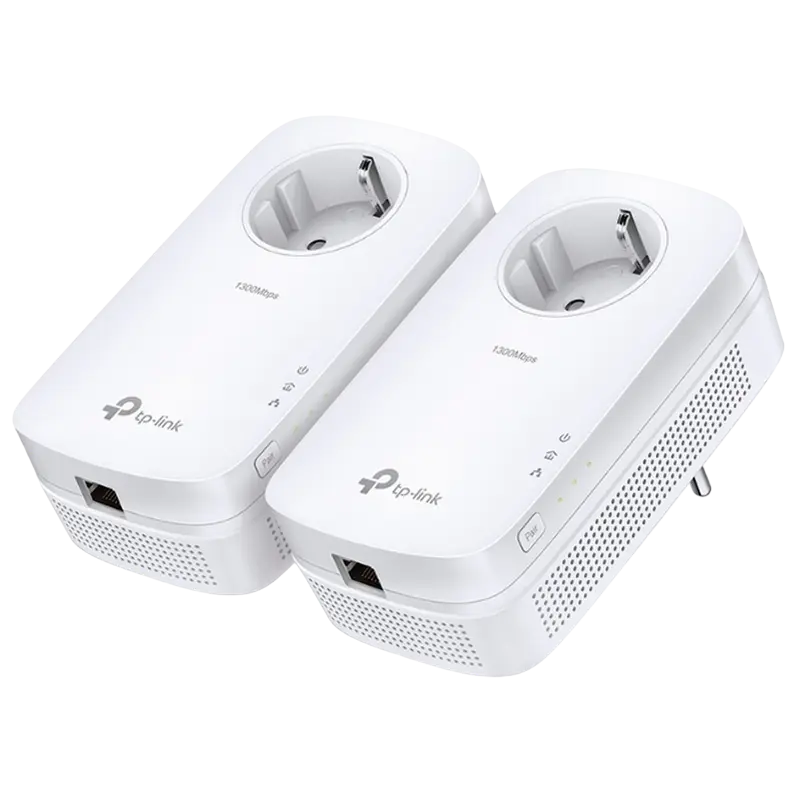 Адаптер Powerline TP-LINK TL-PA8010PKIT, AV1300, 1300 Mбит/c, Белый