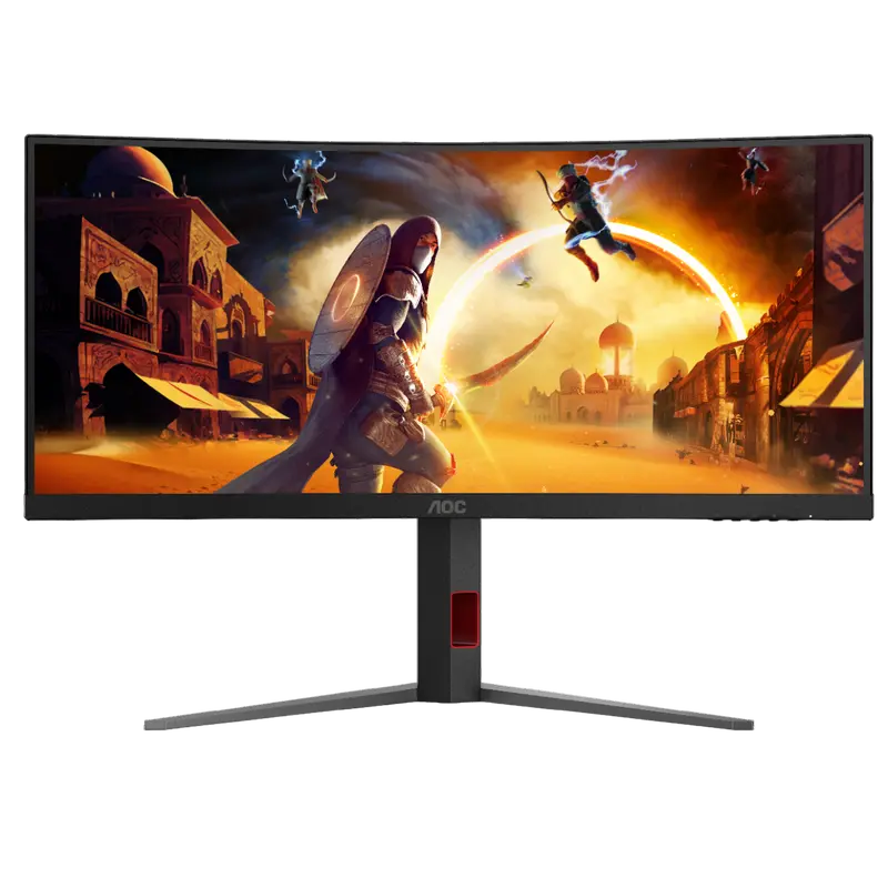 34" Игровой монитор AOC CU34G4, VA 3440x1440 WQHD, Чёрный