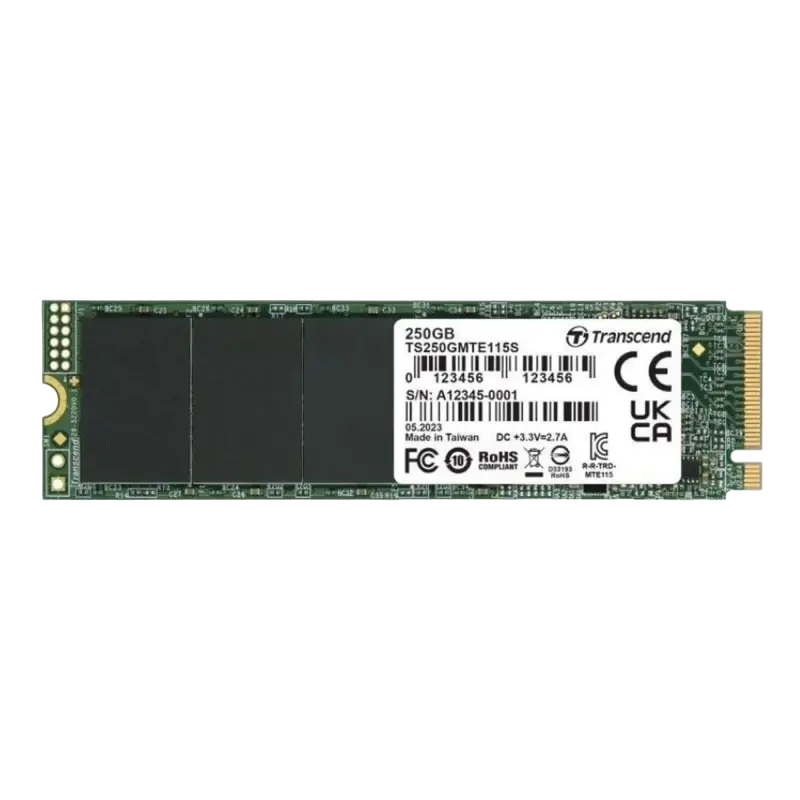 Накопитель SSD Transcend MTE115S, 250Гб