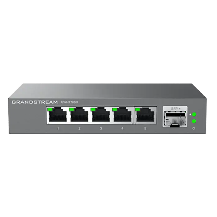 Сетевой коммутатор Grandstream GWN7700M, 5x 10/100/1000 Мбит/с