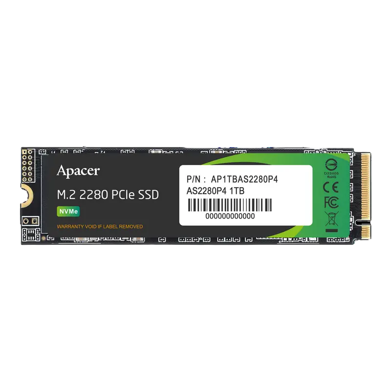 Накопитель SSD Apacer AS2280P4, 1000Гб, AP1TBAS2280P4-1