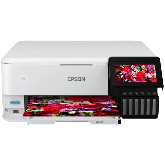Струйный МФУ Epson L8160, Белый