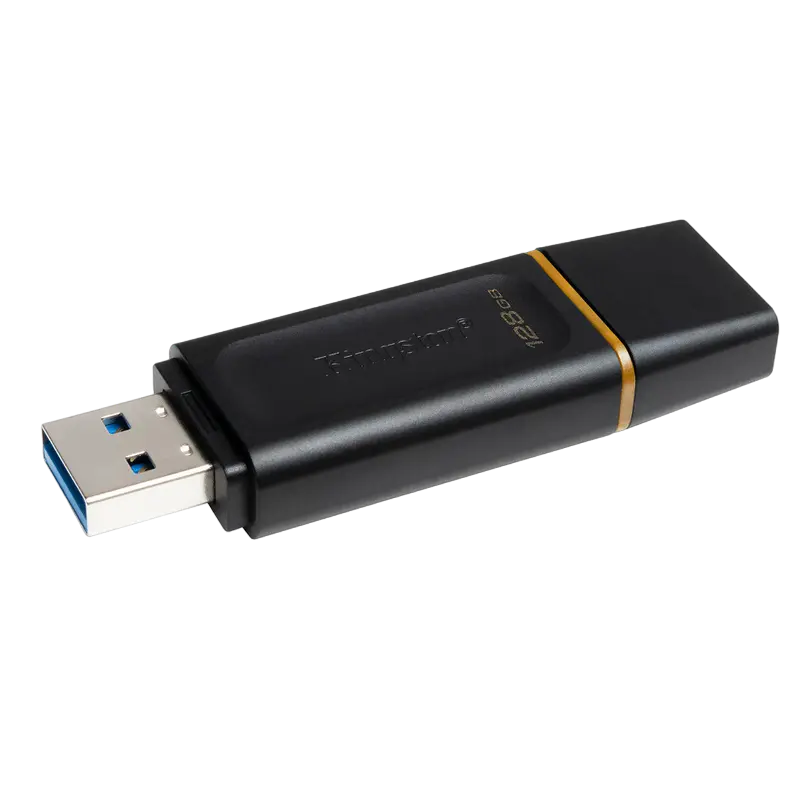 USB Flash накопитель Kingston DataTraveler Exodia, 128Гб, Чёрный/Жёлтый