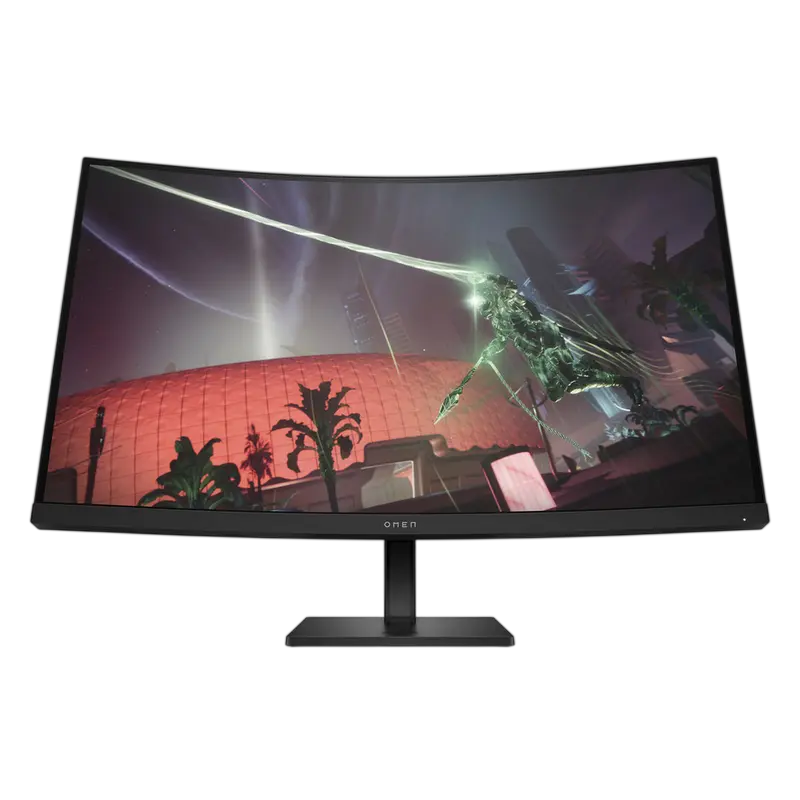 31,5" Игровой монитор HP OMEN 32c, VA 2560x1440 WQHD, Чёрный