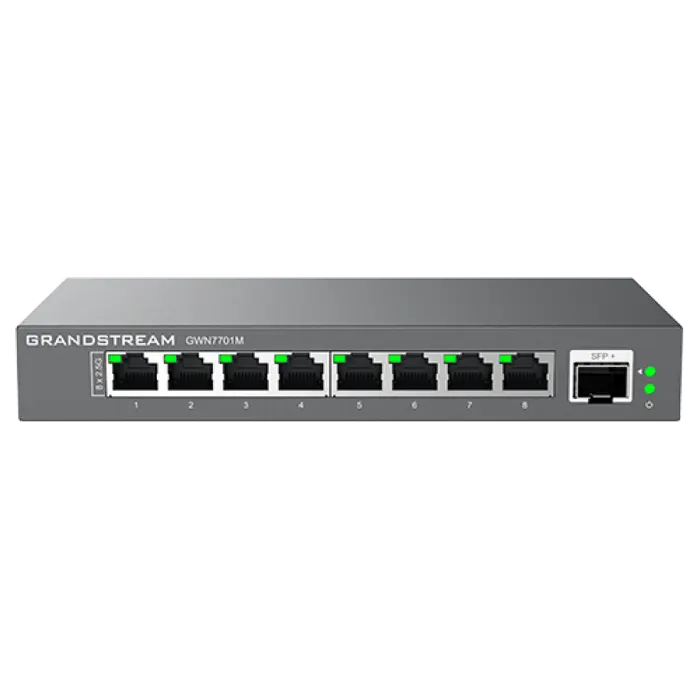 Сетевой коммутатор Grandstream GWN7701M, 8x 100/1000/2500 Мбит/с