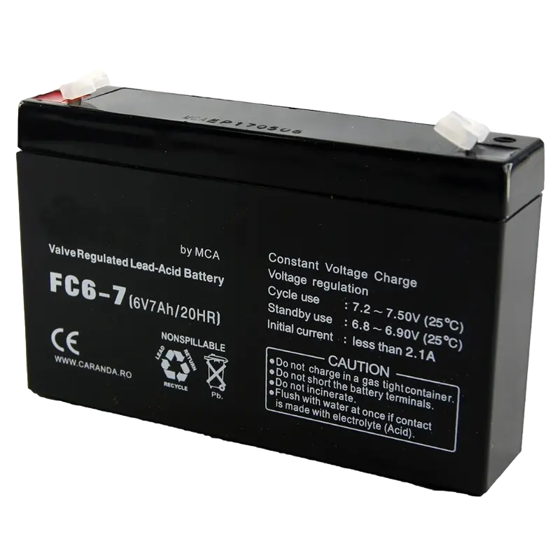 Аккумулятор для резервного питания Ultra Power GP, 6В, 7А*ч