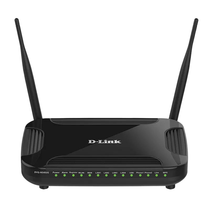 Беспроводной маршрутизатор D-Link DVG-N5402G, 3G, 4G, Чёрный