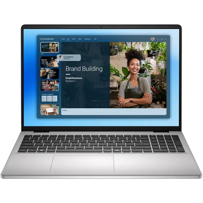 Ноутбук для бизнеса 16" DELL 16 DC16251, Platinum Silver, Intel Core 7 150U, 16Гб/1024Гб, Windows 11 Pro