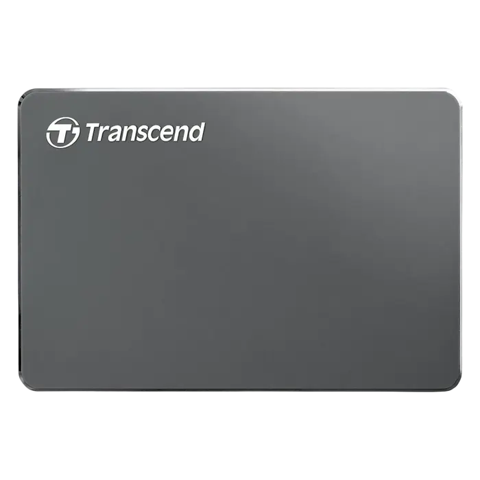 Внешний портативный жесткий диск Transcend StoreJet 25C3, 1 ТБ, Iron Gray (TS1TSJ25C3N)