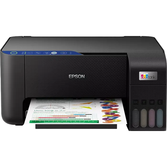 Струйный МФУ Epson MFD EcoTank L3200, Чёрный