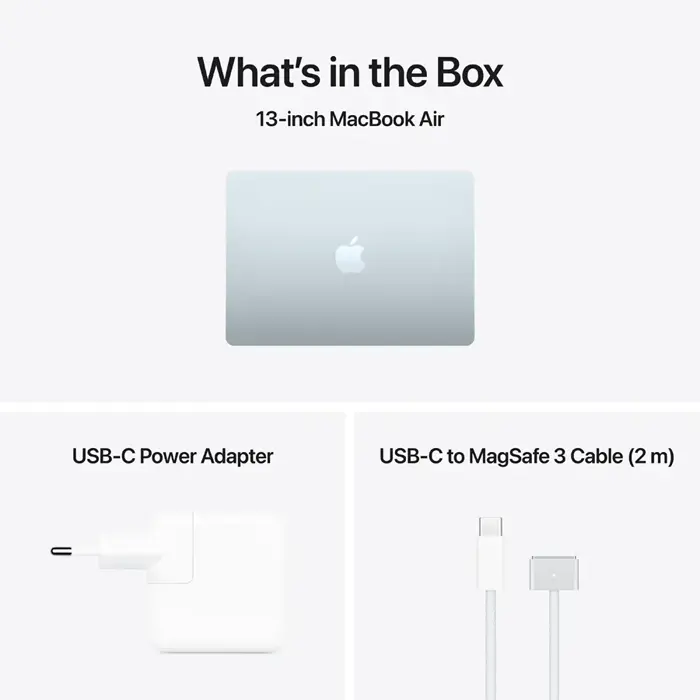 NB Apple MacBook Air 13.6" Z1L9000BT Sky Blue (M5 16Gb 512Gb) 70W charger