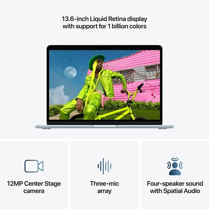 NB Apple MacBook Air 13.6" Z1L9000BT Sky Blue (M5 16Gb 512Gb) 70W charger