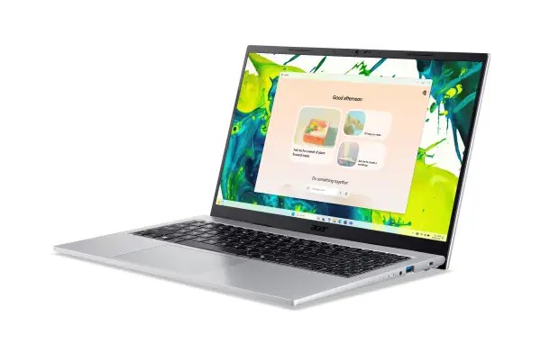 Ноутбук 15.6” ACER Aspire Go 15 AG15-72P/ Intel Core Ultra 5 120U/ 16GB/ 512GB SSD/ Pure Silver — изображение 3